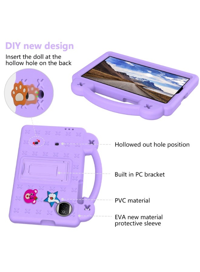 Kids Case Compatible with Honor Pad X7 8.7 Inch 2025 Tablet, Shockproof Case with Handle Stand - Image 3